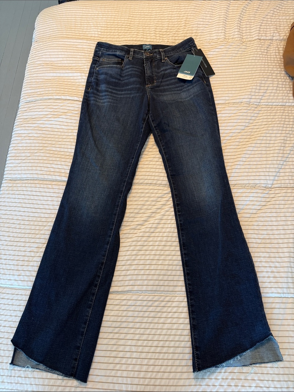 Jag Jeans Indigo Blue Flare Wide-Leg Jeans